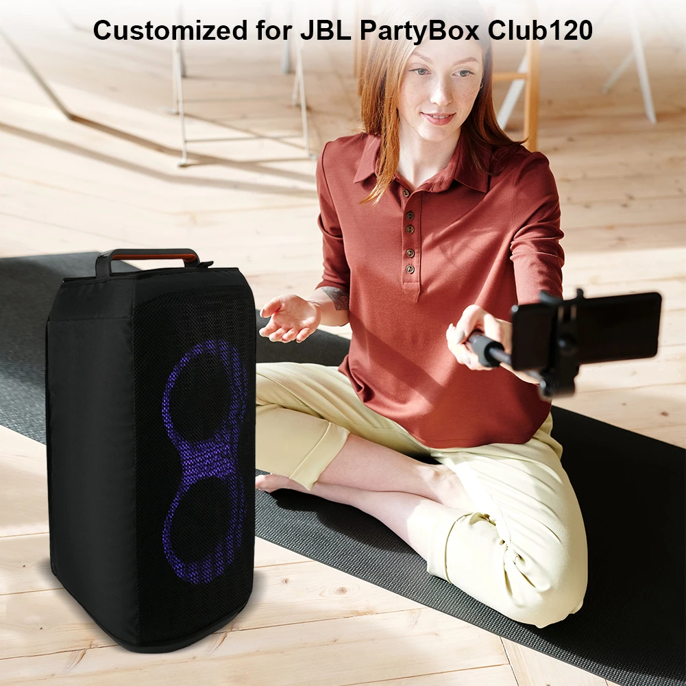 Speaker Dust Cover for JBL PartyBox Club 120 Speaker Case Speaker Sleeve Mesh Cover Protective Case for JBL PartyBox Club 120