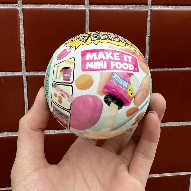 MGA Micro World Create Mini Kitchen Ball Miniature Food Play Refreshments  Blind Box DIY Food Toys Miniverse - AliExpress