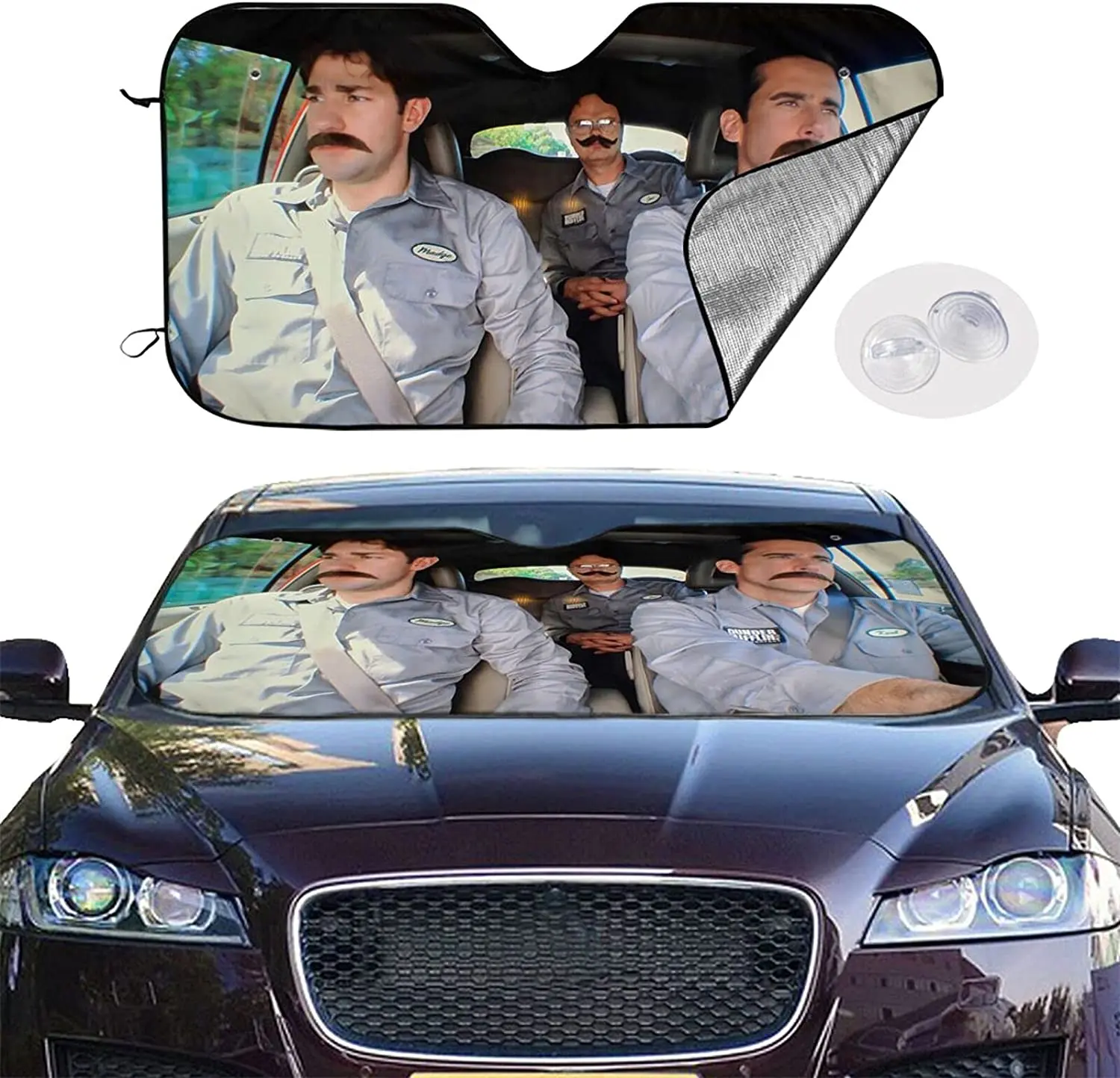 The Office Driving Funny Car Auto Sunshades Windshield Accessories