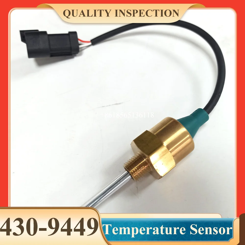 Temperature Sensor 430-9449 4309449 for Caterpillar C7.1 C15 C13 C18 Truck 793F 795F 797F Coolant Temperature Level Sensor