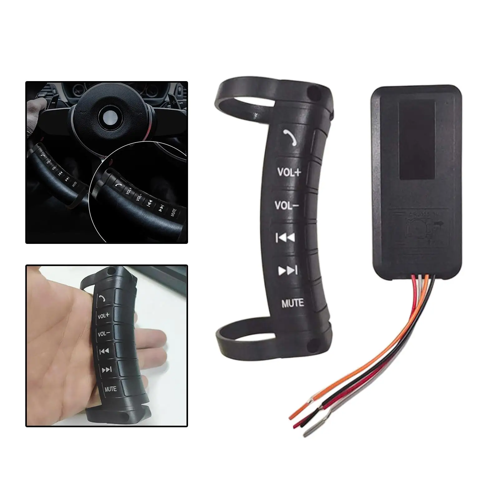 

Steering Button Replacement Steering Plastic Steering Wheel Controls Fit for