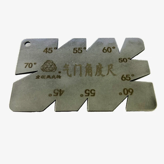 Valve Angle Detection Tool Valve Angle Ruler Measuring Engine for Car Motorcycle Ship Diesel Engine 45 55 60 65 70 degree 3