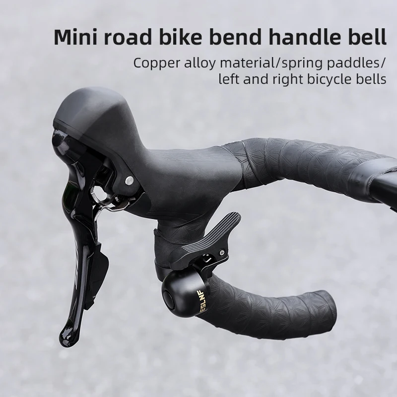 Compact Copper Alloy Bicycle Bell with Crisp Sound