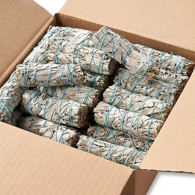 A Felső Természetes Fehér Zsálya Füstölő Botok Aromaterápia Dekompresszió Mély Alvás Tisztító Gyógyító Meditáció Házi Illata