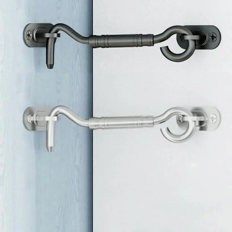 Ganci Per Porta In Acciaio Inox - Set Da 2 Pezzi, 10 Cm, Per Stalle, Garage E Cancelli - Foto 9