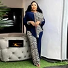Women Two Pieces Sets Fashion Leopard Pattern Long Sleeve Loose Tops And Pants Suits Lady Casual Print Blouses Trousers Outfits 3