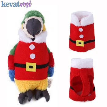 Christmas Birds Clothes Winter Warm Parrots Clothes Cute Soft Christmas Dress Up For Parakeets Cockatiel Festival.jpg