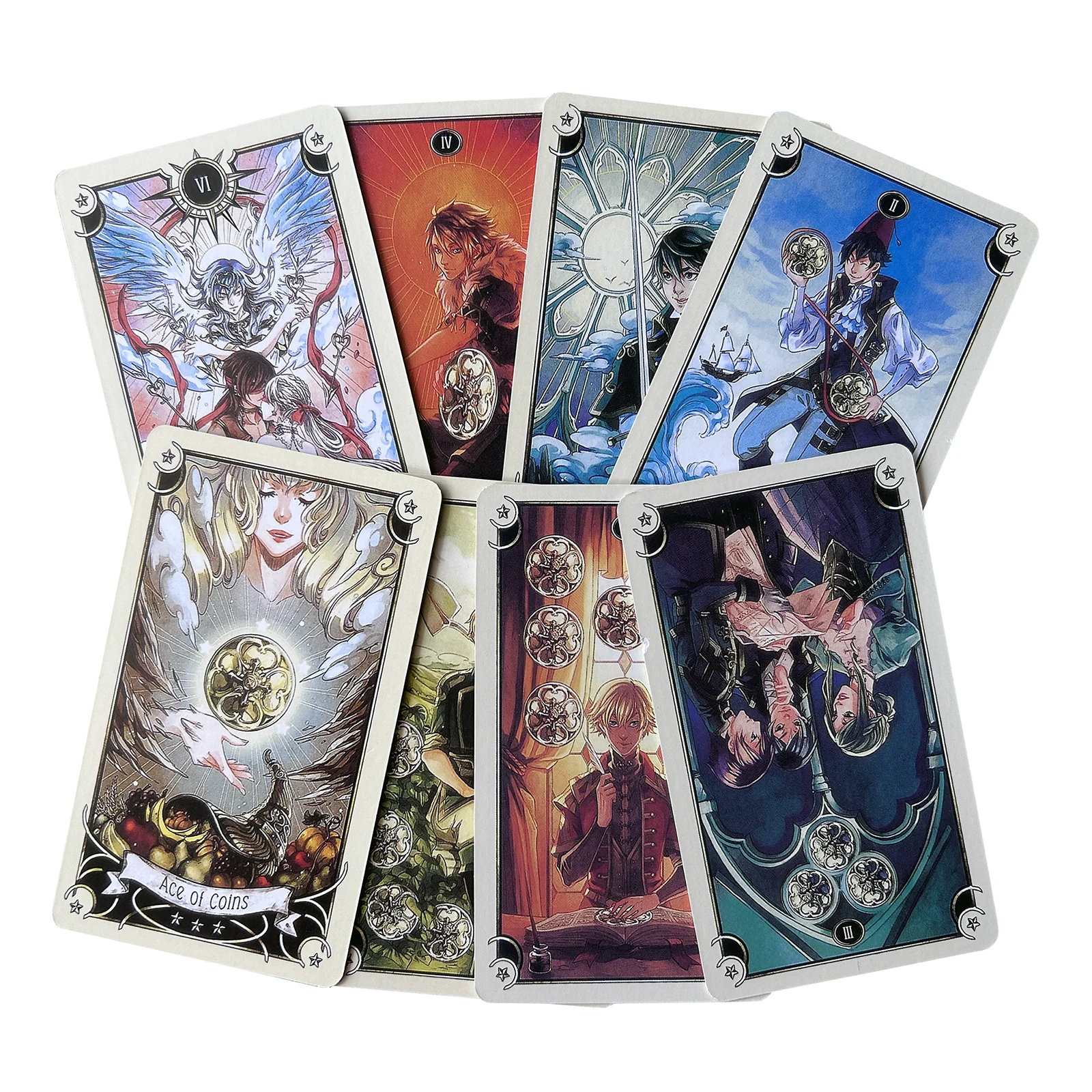 Hot Sell Tarot Cards 12x7 Board Game for Divination Personal Use Tarot Deck Party Games Full English Table Game Outdoor Camping. yo cho rose boutonniere bride wrist corsages artificial silk flowers bridegroom wedding meeting party unique personal adornments