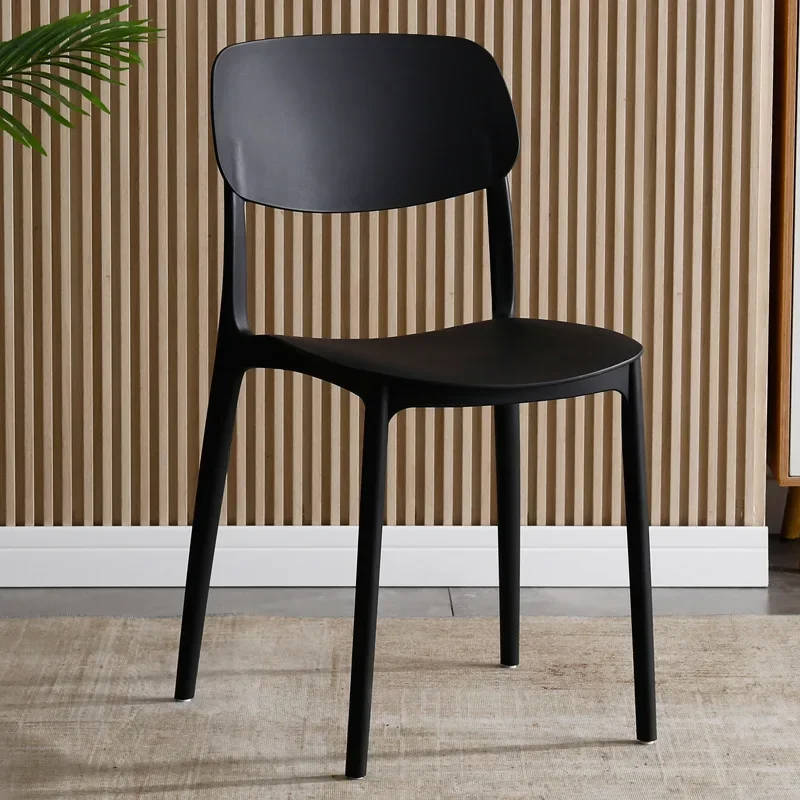 

SH 2023 Year New AOLIVIYA Simple Lazy Chair Plastic Chair Plastic Horn Chair Leisure Dining Chair Children's Backrest Chair