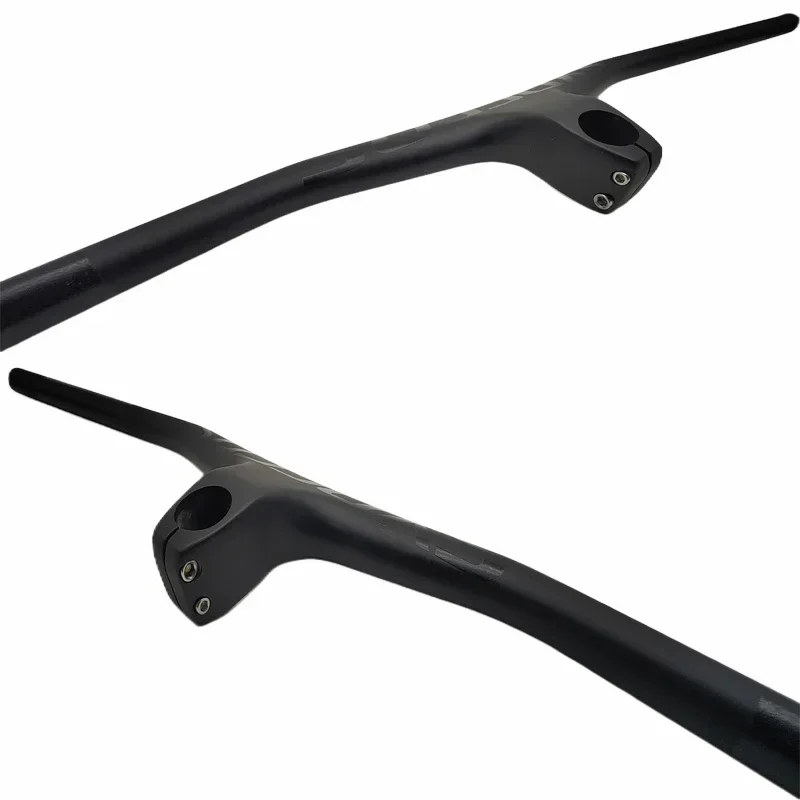 SYNCROS Mountain bike matt full carbon fibre bicycle handlebar and stem integrated MTB bar-17 degrees angle bicycle handlebar