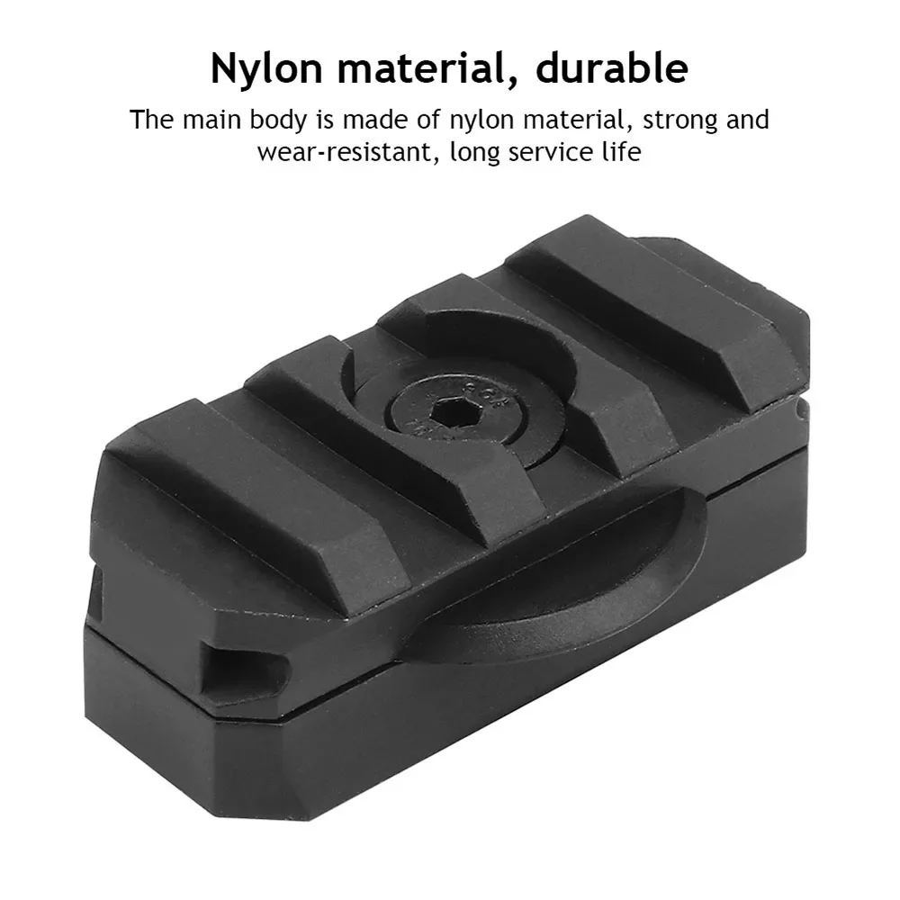 2Pcs Adjustable 360 Degrees Tactical Helmet ARC Side Rail Adapter Hunting Shooting Rotatable Straight Guide 19mm Guide Rail