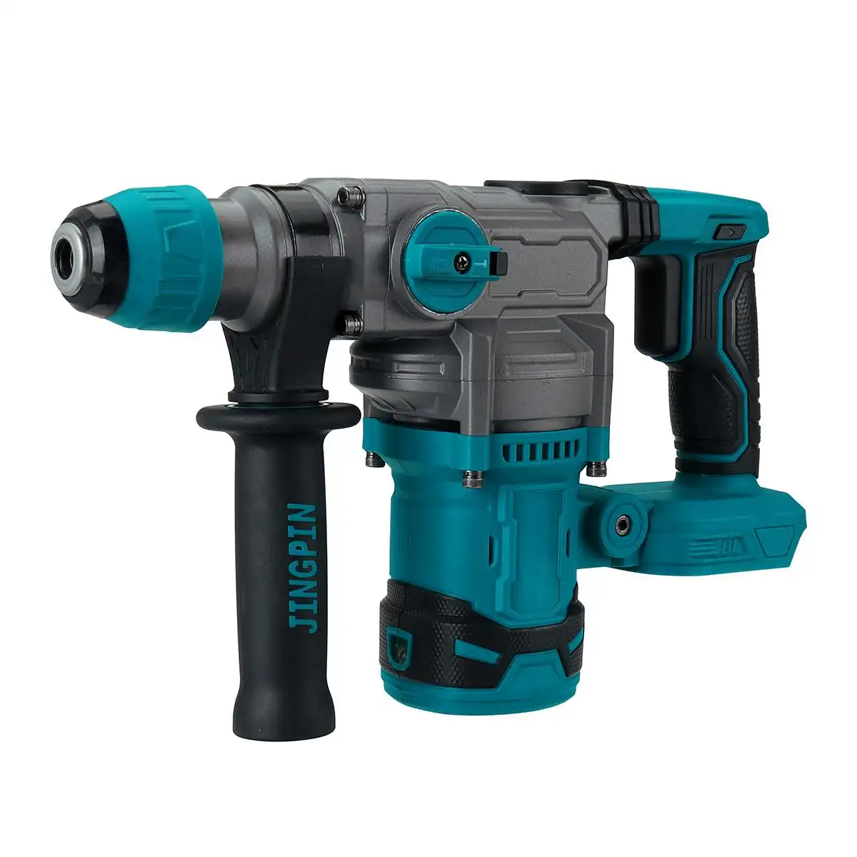 Brushless Cordless Electric Hammer Drill Rechargeable Impact Drill Rotary Hammer Drilling Chiseling Tool for Makita 18V Battery 5