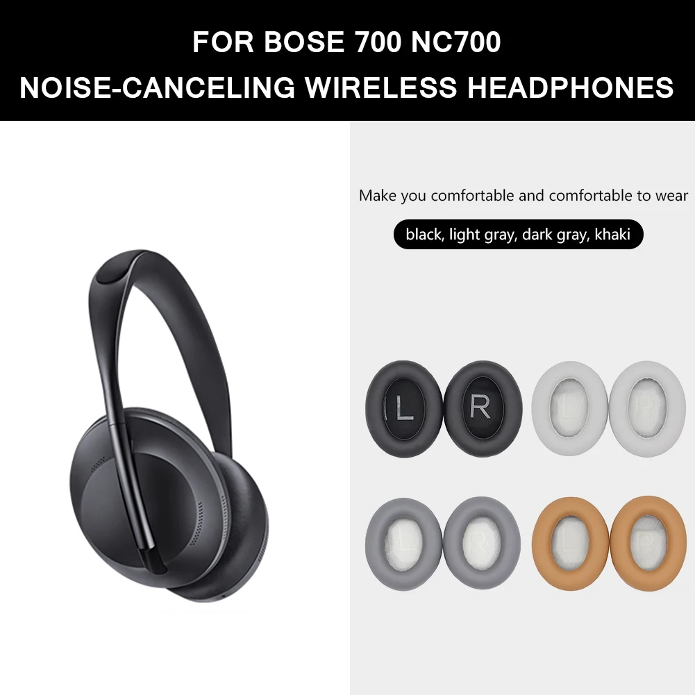 Almohadillas de repuesto para auriculares inalámbricos, Kit de almohadillas  para los oídos, piezas de reparación para Bose 700 NC700, cancelación de  ruido - AliExpress