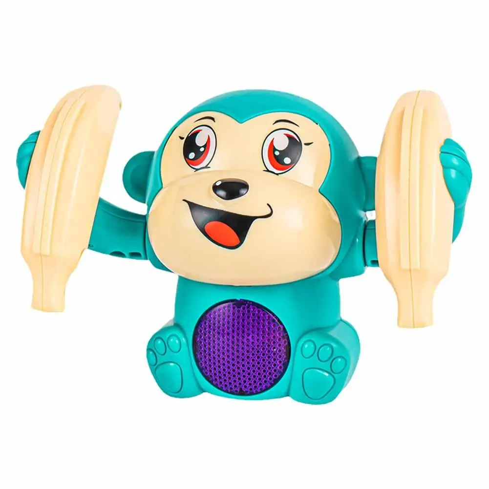 Electric Tumbling Monkey Learning To Climb Induction Toys Music Light Monkey Control Cartoon Voice Rolling Kids Puzzle Toys F9Y8 4