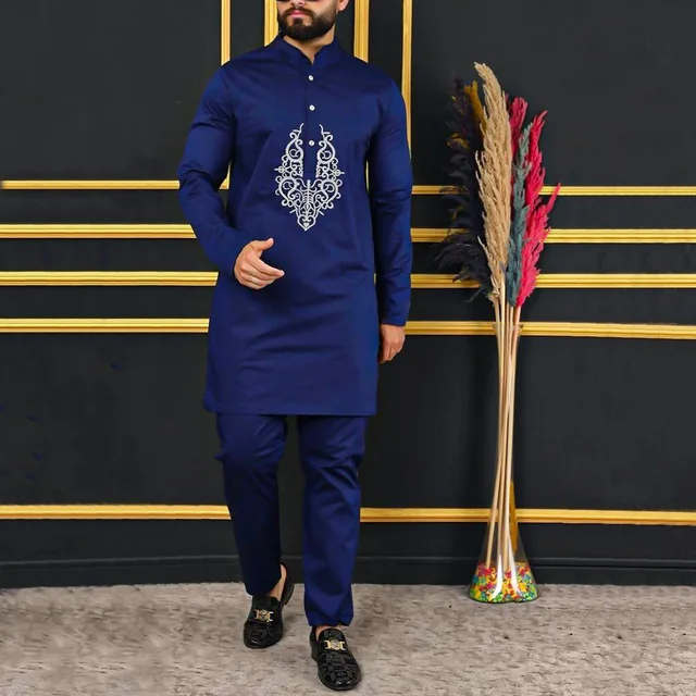 Oladimiji Embroidered Kaftan Outfit - Image 3