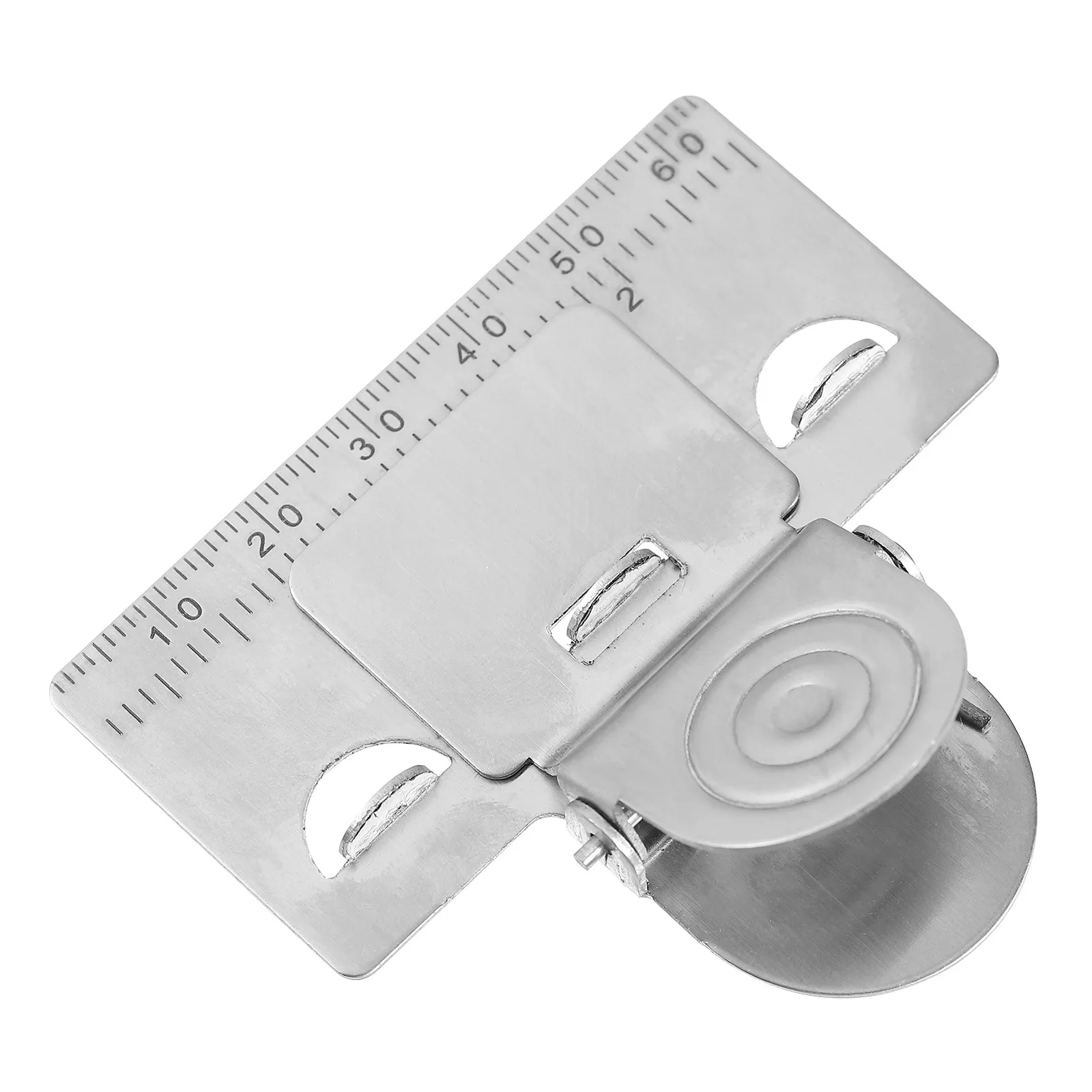 1Pcs 스테인레스 스틸 테이프 측정 클립 DIY 건설 목공 마킹 포지셔닝 고정을위한 정밀 측정 도구