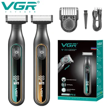 VGR Mens Face + Body Electric Shaver Beauty Set Beard & Body Trimmer Rechargeable Electric Shaver Wet & Dry Shaver Mini shaver 1