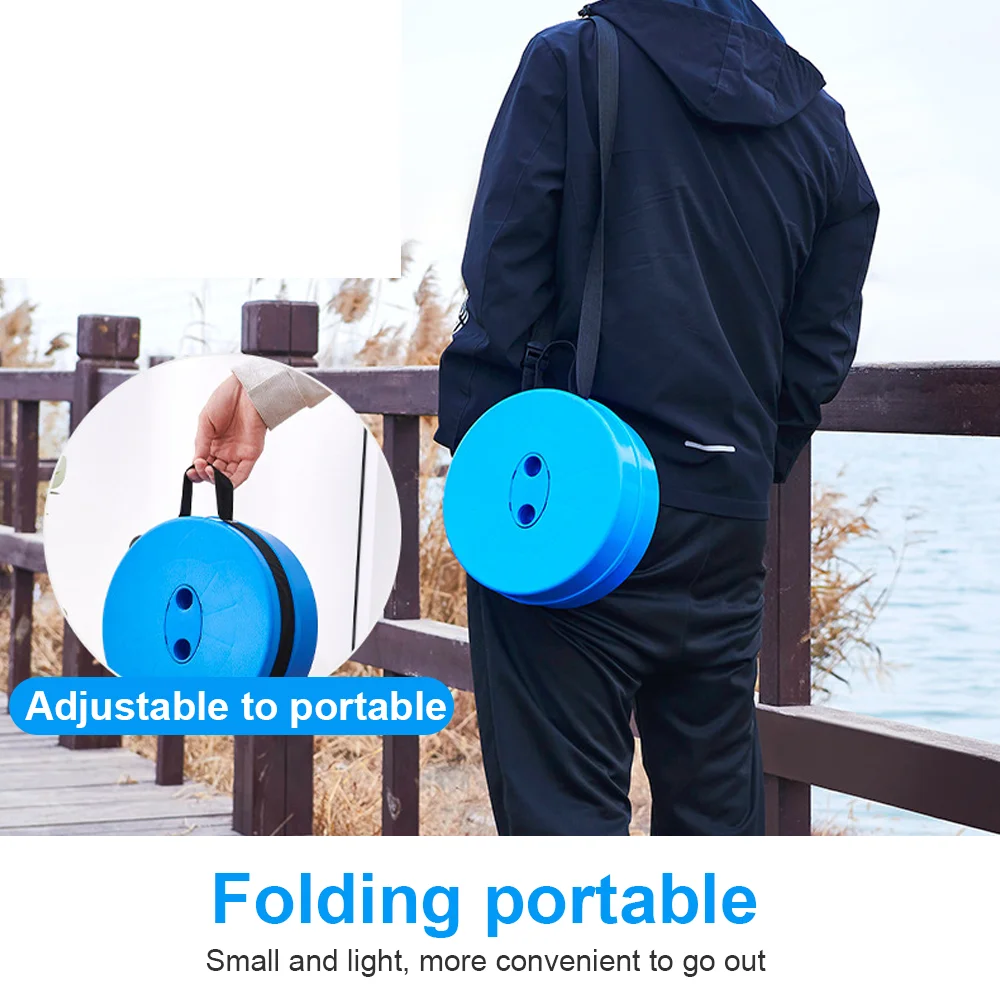 Telescopic Stool, Portable Folding Camping Outdoor Collabsible Stool Lightweight Chair Adjustable Seat — view 2