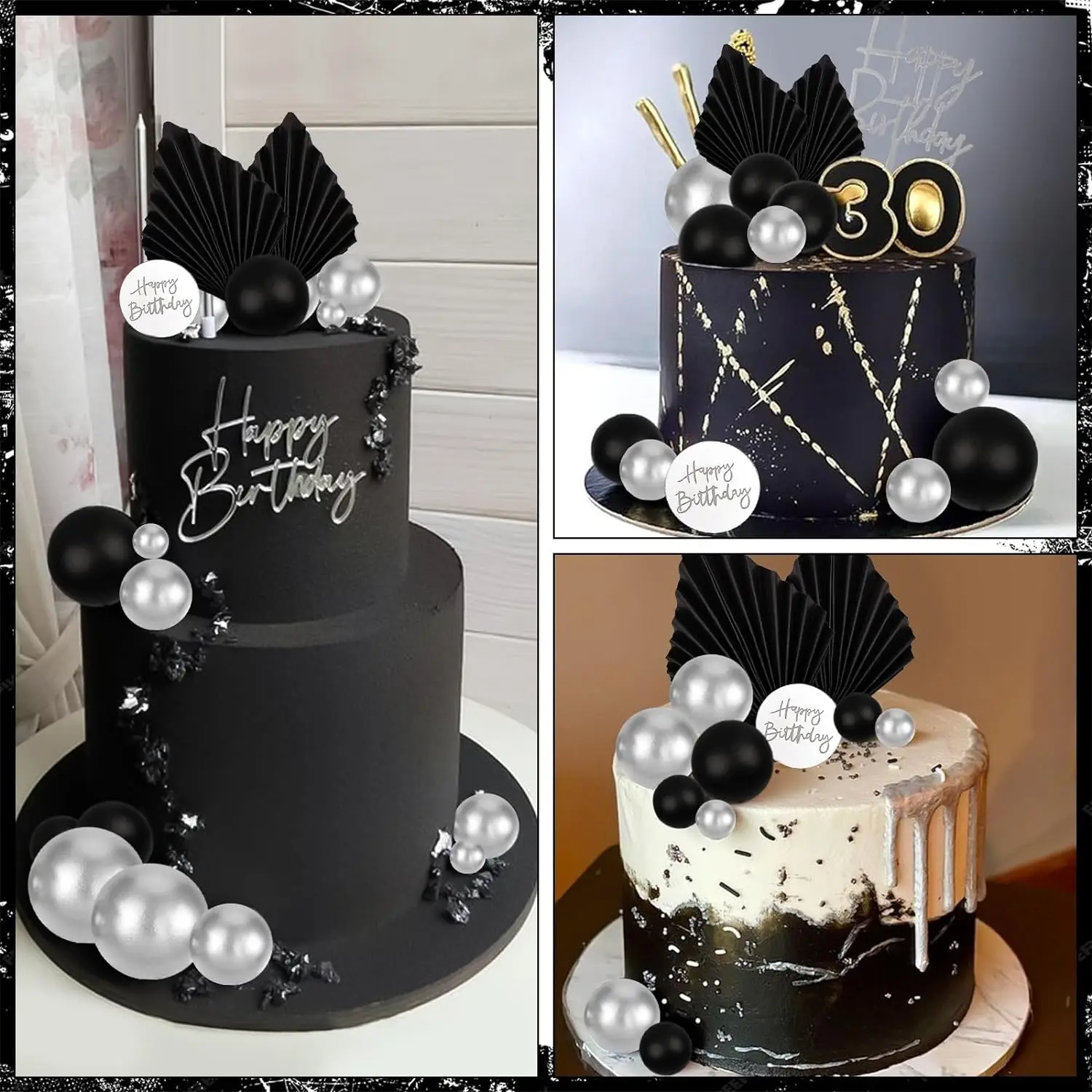 10 Decorazioni Per Torte A Forma Di Fiocco Con Perle Bianche – Matrimonio E Compleanno