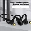 JS7 Bone Conduction Headphones Tf Card Digital Display Fone Headset Hands-free Call Auriculares Sports Open-ear Earphone 1