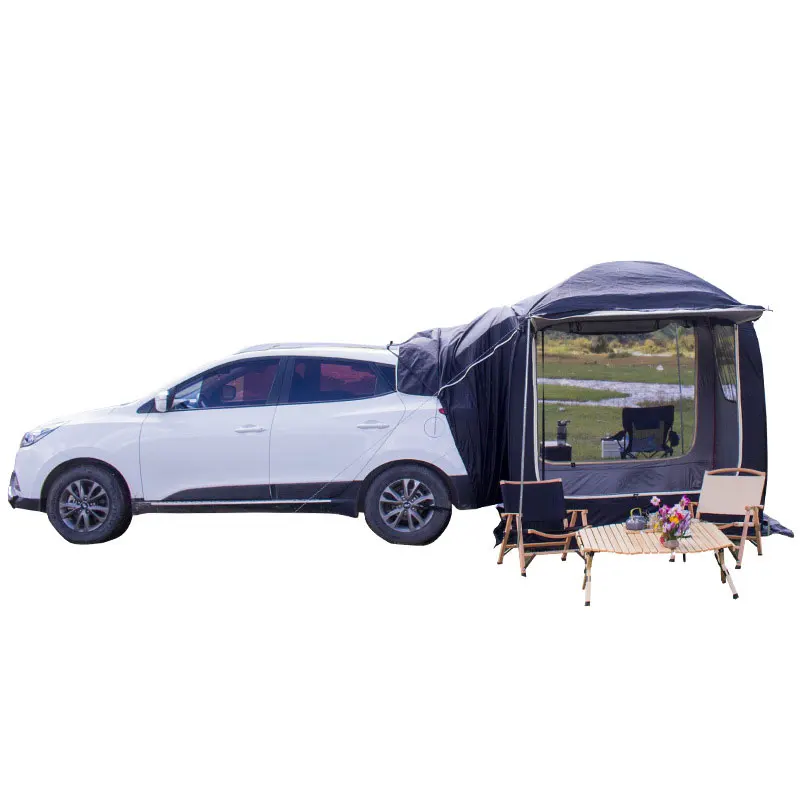 Zelt für Auto, Camping, SUV, Heckzelt, tragbar, Seitenzelt für Auto,  Camping, Outdoor, Regenabdeckung, für mehr Personen, Camping, Zelt