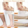 20/100pcs Deluxe Hair Removal Wax Strips Kit - Easy to Use, Disposable, Gentle on Skin, Painless Depilatory Wax Papers for Face 3