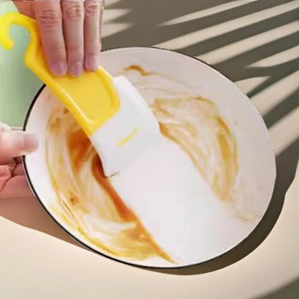 Silicone Pot Scraper Silicone Decontamination Scraper High Heat Resistant Silicone Spatula Set for Efficient Safe Kitchen Use 4