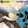 NEWBENY 30mm Brushless Electric Pruner Shear 4 Gear Efficient Rechargeable Fruit Tree Bonsai Pruner Cutter For Makita 18VBattery 6