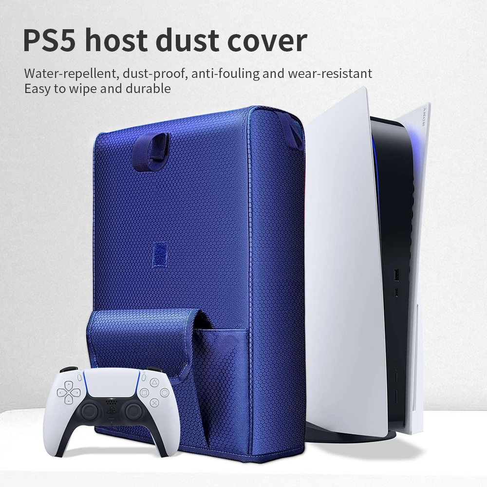 

Cover Skin Shell Protector Case for PS5 Game Console Waterproof Dustproof Washable Replacement Plate