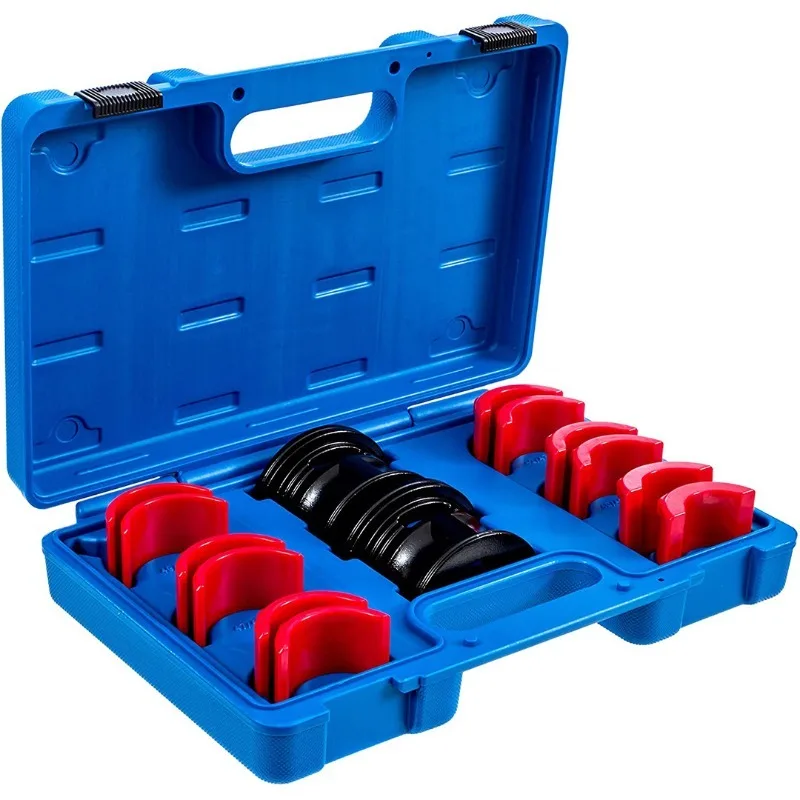 14Pcs Universal Motorcycle Bike Fork Seal Driver Tool Kit 35mm 36mm 40mm 41mm 42mm 43mm 45mm 46mm 47mm 48mm 49mm 50mm