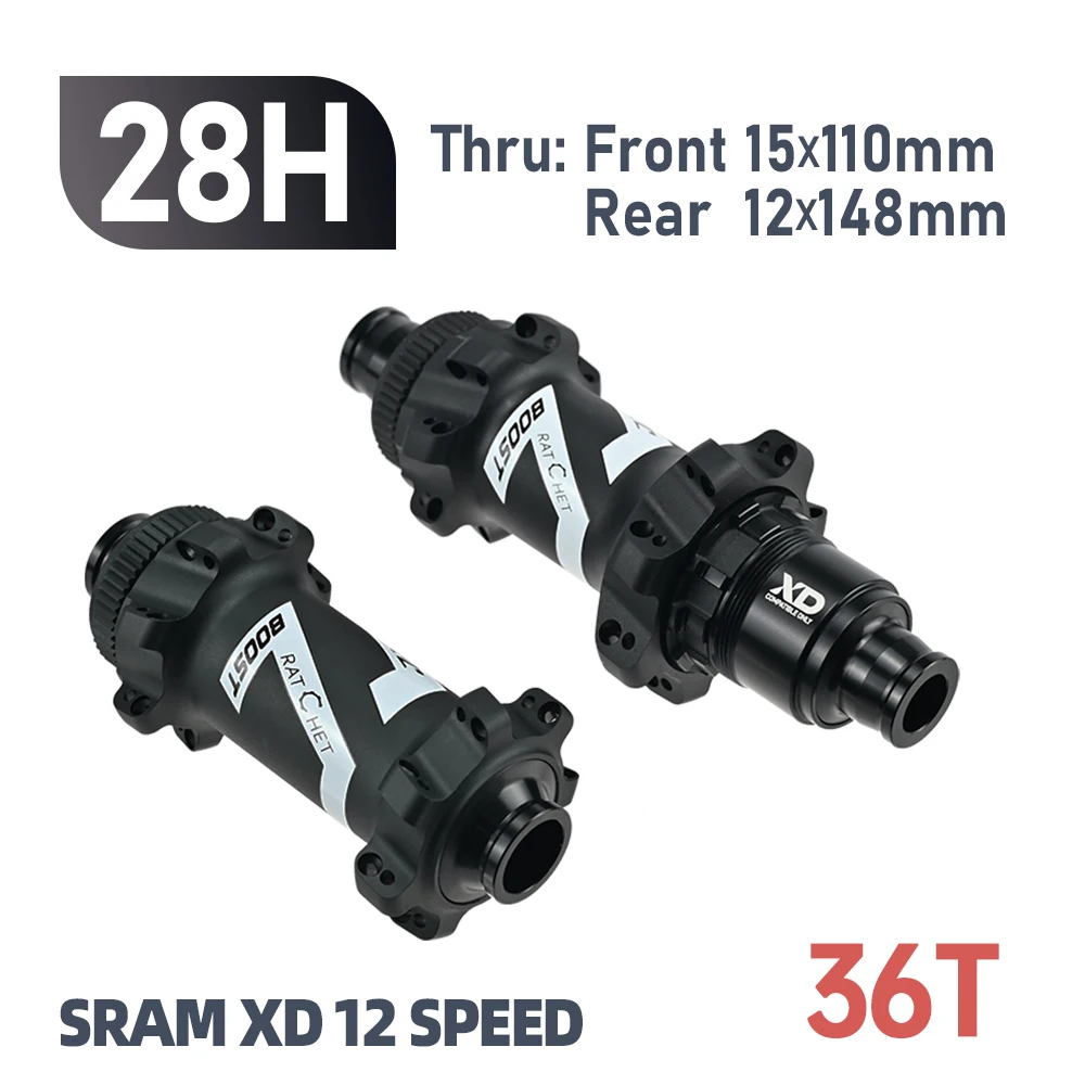 CTAB Moyeu de vélo VTT 450 Boost arrière 28 Trous Center Lock