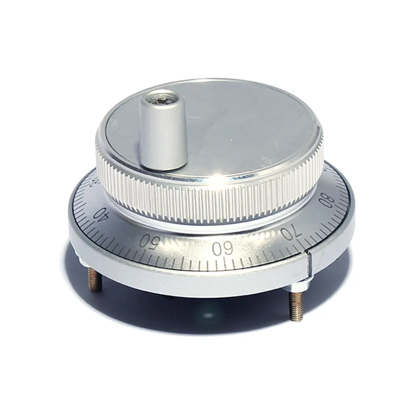HLTNC Manual Pulse Generator 60mm 80mm Hand Wheel 100PPR 5V 24V Pulser 4Pin 6Pin Rotary Encoder For CNC Engraver Lathe Cnc Handwheel