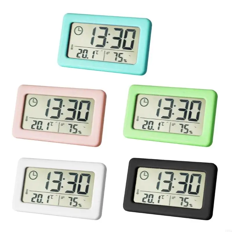 Digital Desk Clock Digital Table Clock Digital Clock Weather Clock Precisions Measuring Electronic Temperature and Humiditys Clock Oversized Screen for Bedrooms Workspaces