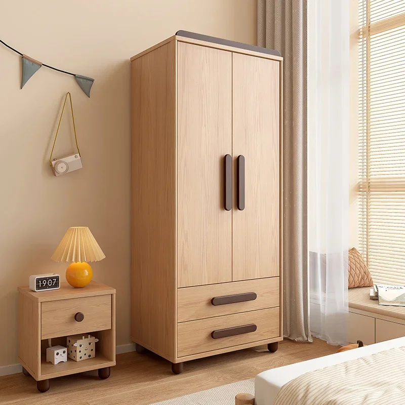 Nordic Child Organizer Wardrobe Storage Drawer Wood Kawaii Bedroom Wardrobe Clothes Apartment Roupeiro De Quarto House Furniture 3