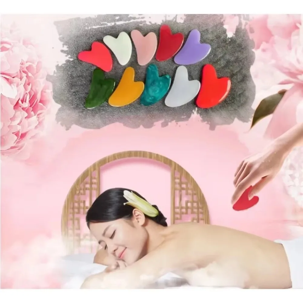 Portable Natural Resin Gua Sha Scraper Board