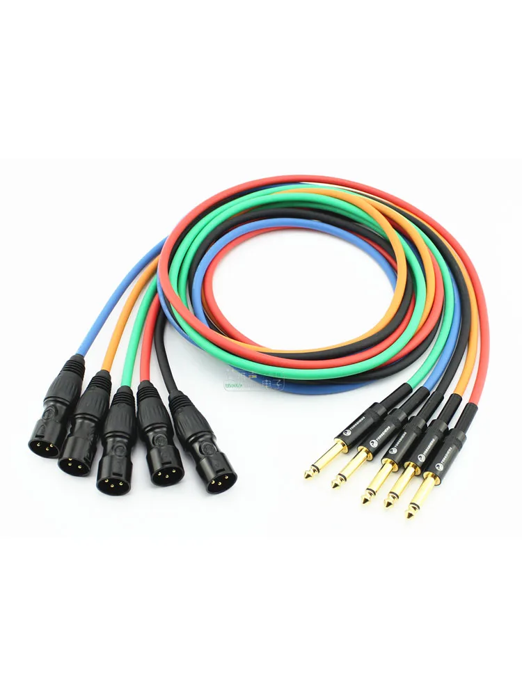 6,35mm TS auf XLR Audiophiles Kabel 1/4 Zoll auf 3-Pin Symmetrischer Adapter für Verstärker/Mixer/PA-System Hi-Fi Geräuscharm – Detail 14