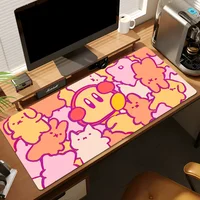 Kawaii K-Kirbys Large PC Mouse Pad For Non-Slip Gaming Laptops Gamer Carpet Keyboard Mat Desk Protector 1