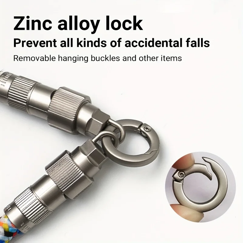 2-in-1 Dual Type C PD 60W Lanyard Data Cable Quick Charging Multifunction Mobile phone Portable Charger Cord For iPhone Samsung