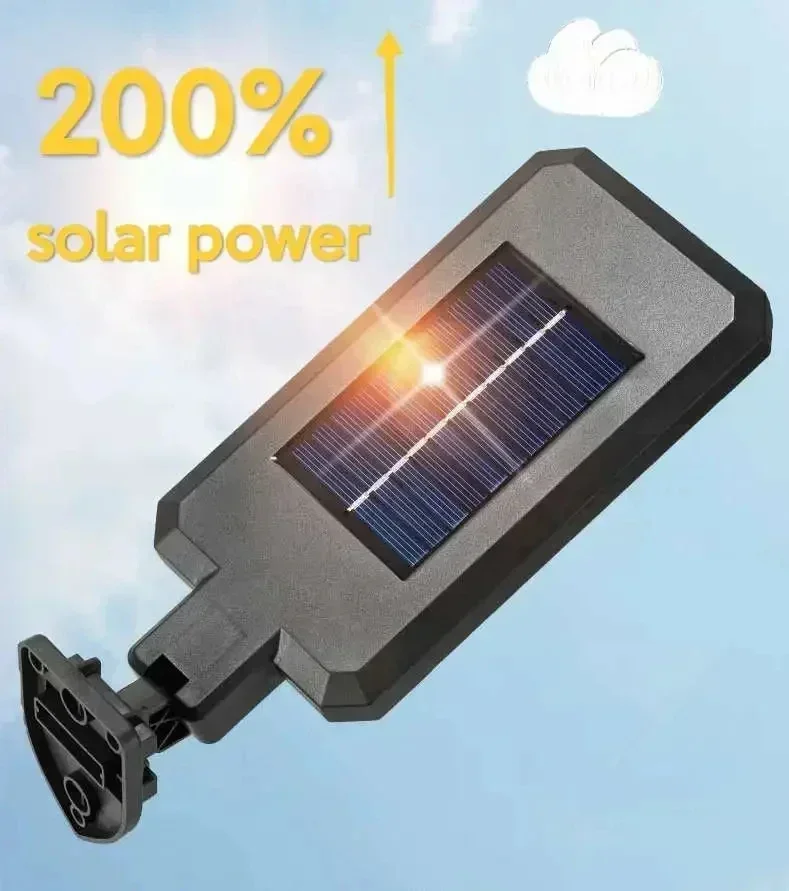 8000LM 원격 야외 IP65 방수 LED 투광 조명 센서 정원 마당 랜턴 거리 Lig와 강력한 태양 벽 램프