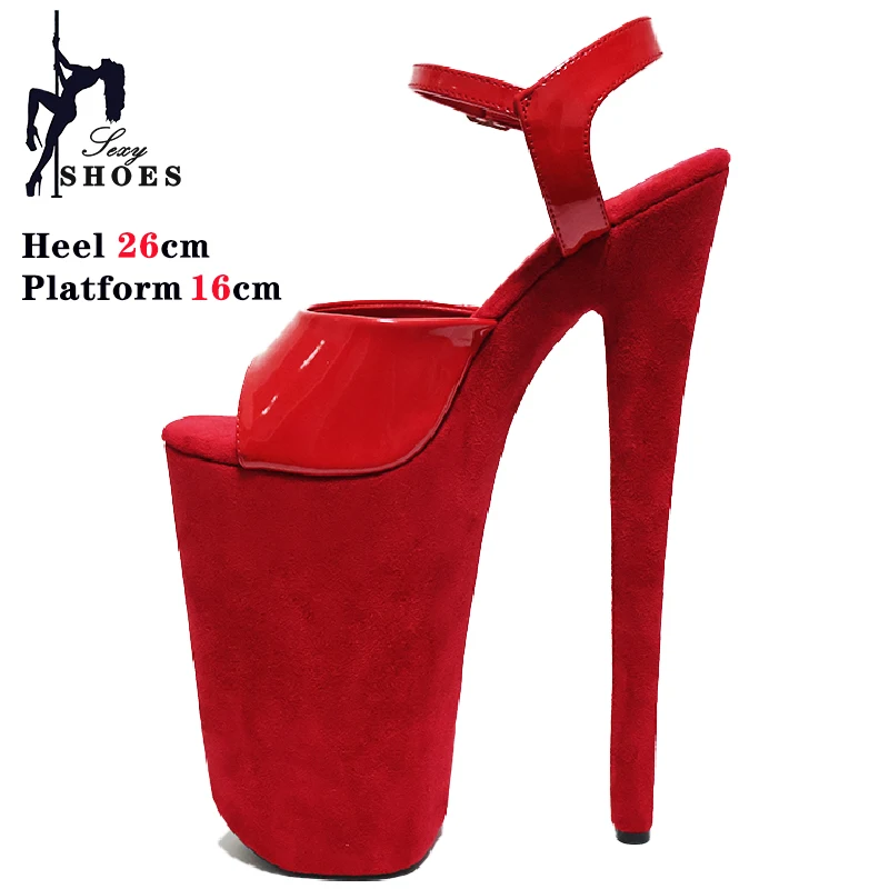 New 10Inches 26cm Mixed Colors Platform Women's Shoes Sexy Stage Show High Heels Sandals Nightclub Pole Dance Heels Party Club