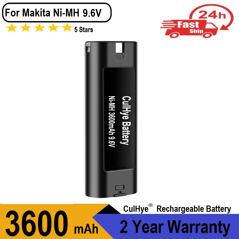 

9.6V 3600mAh for Makita Replacement Battery 9000 9001 9002 9033 9600 6095D 6096D 6093D 6012HD DA391D 5090D 4390D 5090D Ni-MH