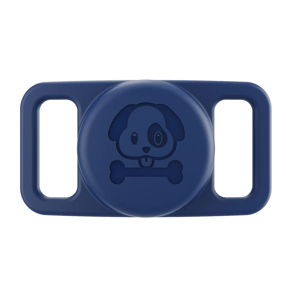 For Apple Airtag Case Anti-lost Tracker Case Waterproof For AirTag Dog Collar Holder Pet Collar Silicone Scratch-Resistant