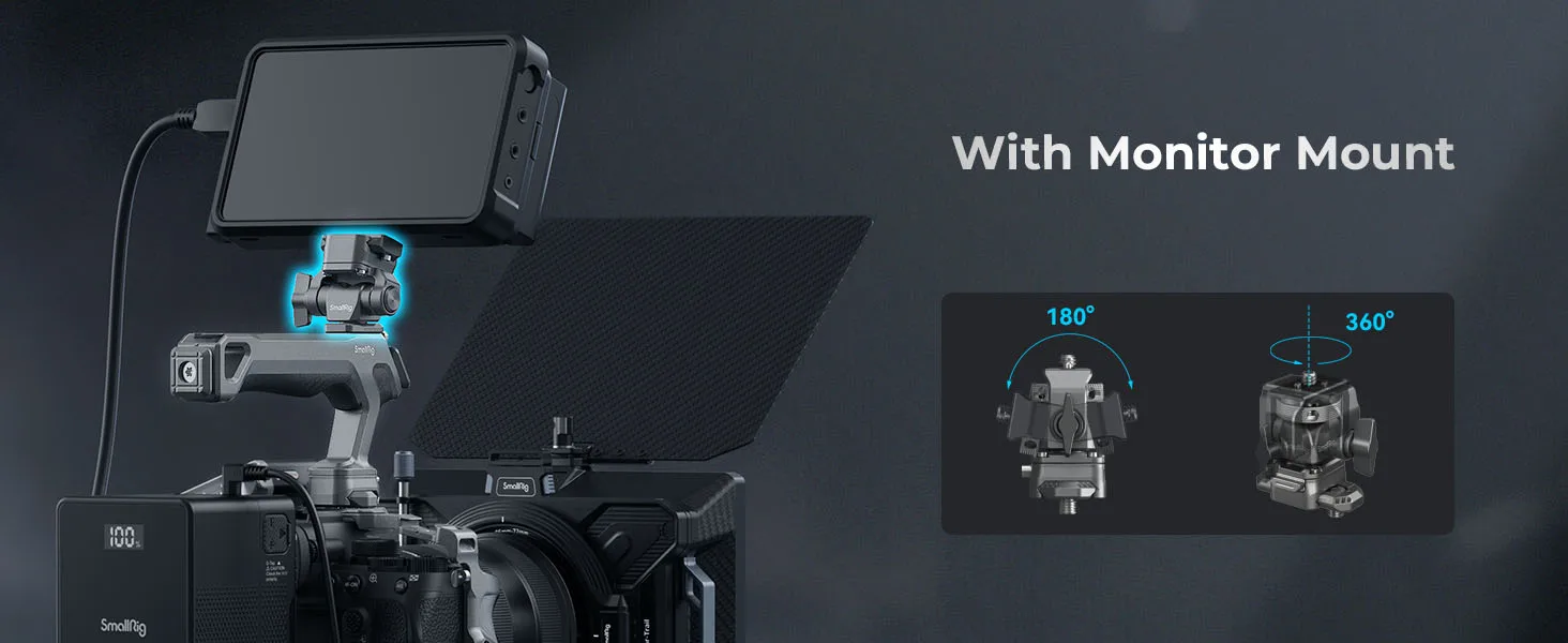 HawkLock Quick Release Advanced Cage Kit for Sony Alpha 7R V / A7 IV / A7S III,