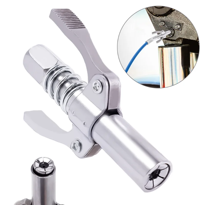 

High Pressure Locking Pliers Type Oil Nozzle Grease Gun Oiling Double Handle High Pressure Quick Release Two Press Easy To Push