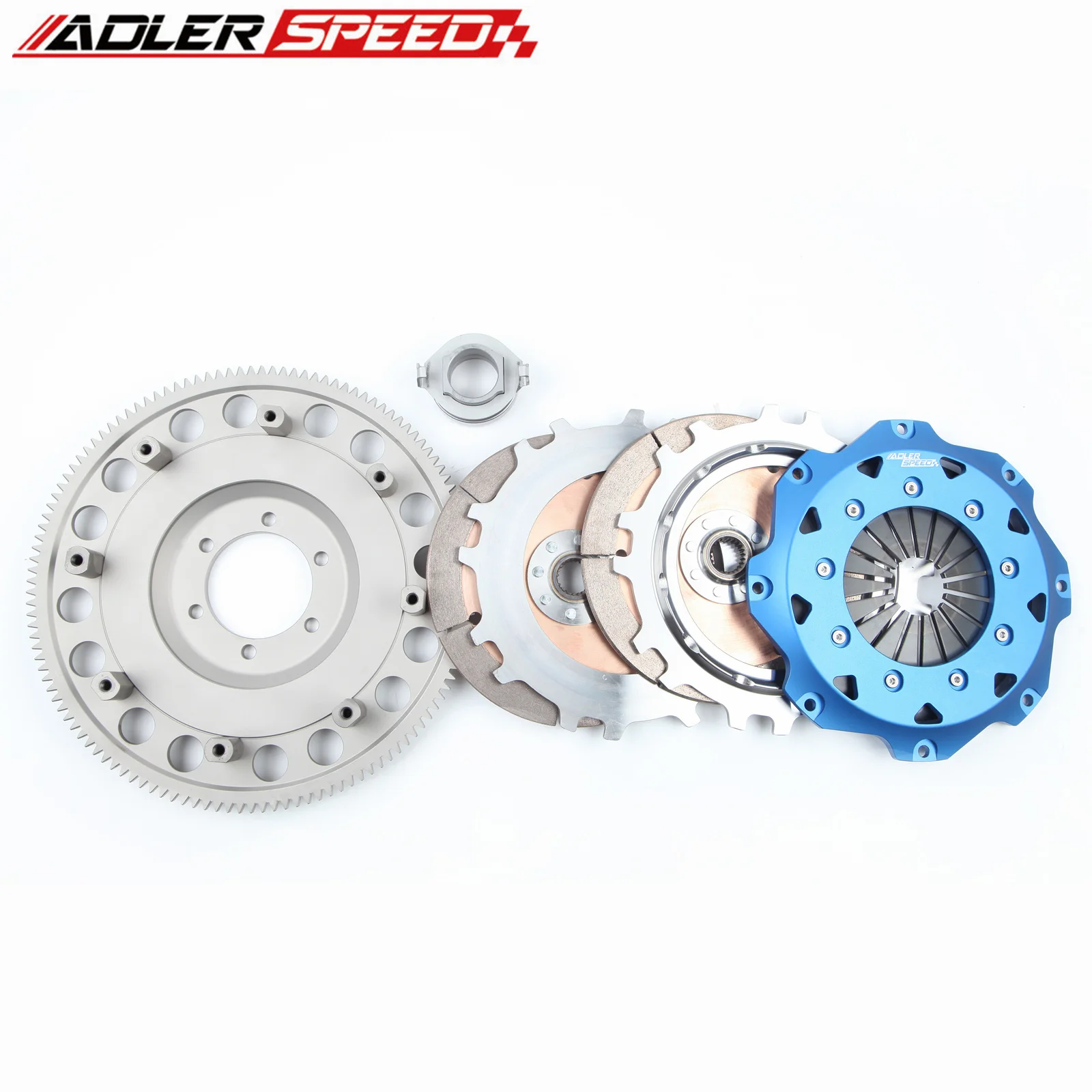ADLERSPEED 8.5인치(215mm) 스프링 클러치/레이싱 클러치 트윈 디스크 키트 (2004-2011 마쓰다 RX-8 1.3L 13BMSP용)