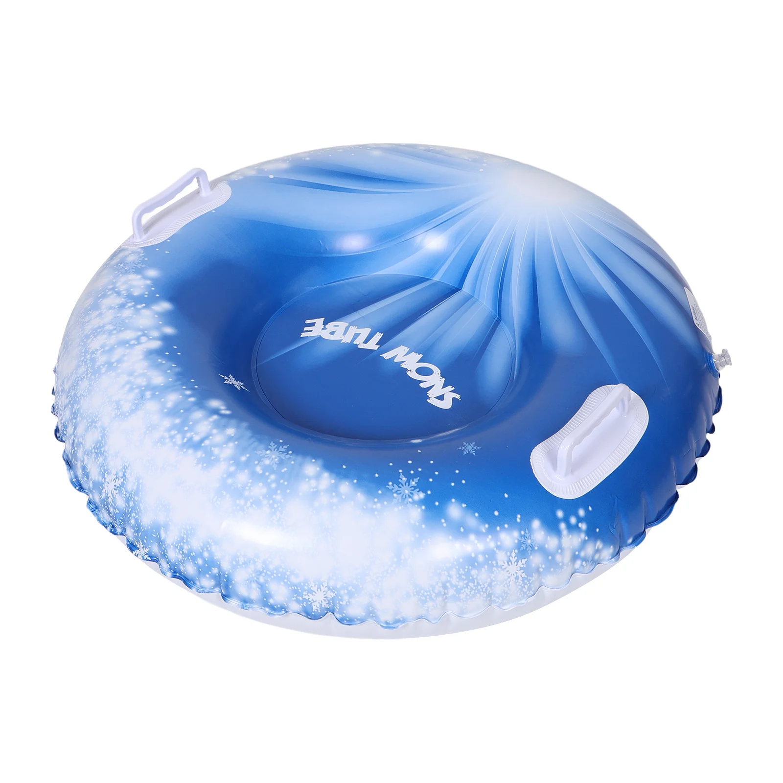 Toy Inflatable Ski Ring Child Kids Playset Outdoor Tubes Pvc Snow Sled with Handle