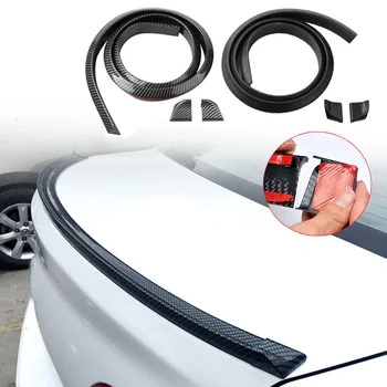 Spoiler Universale per Auto 1,5M, Accessori Fai-da-Te, Alettone Posteriore - Striscia Decorativa Autoadesiva