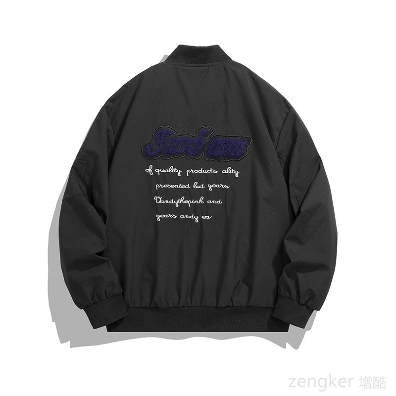 Spring Autumn Men's Baseball Suit Plus Size Jacket Trendy Long sleeved Stand up Neck Loose 150kg 9xl bomber jacket men 3