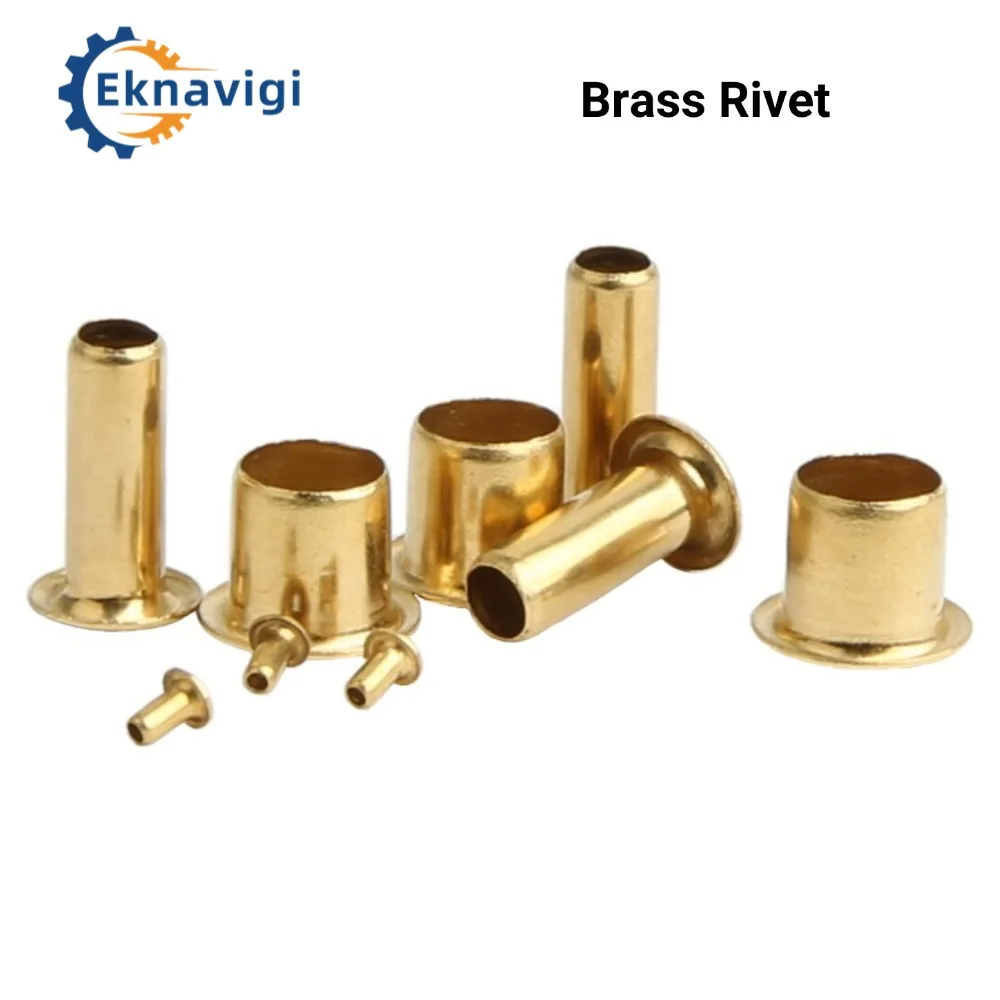 M0.9 M1.0 M1.1 M1.2 M1.3 M1.5 M2 M2.5 GB876 Brass Hollow Tubular Rivets Double-sided Circuit Board PCB Nails 200PCS rivets and fasteners rivets and screws