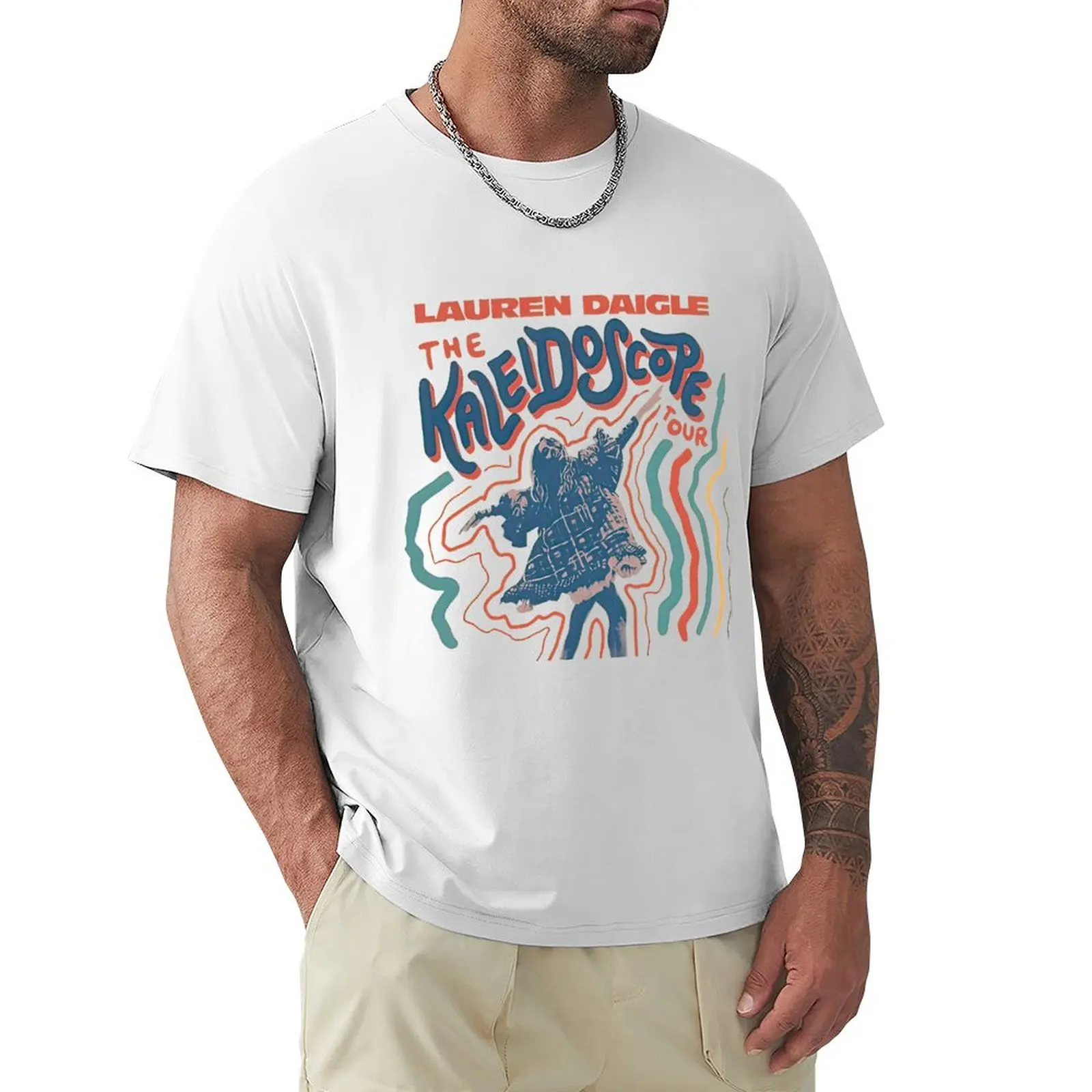 

Lauren Daigle 2023 Tour Thank God I Do T-shirt graphics Short sleeve tee summer top anime Men's t-shirt
